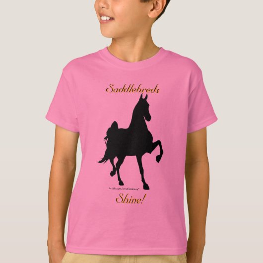 Saddlebredsの輝やき -- 子供のティー tシャツ (正面)