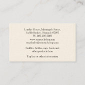 Saddleryの名刺 名刺 (裏面)