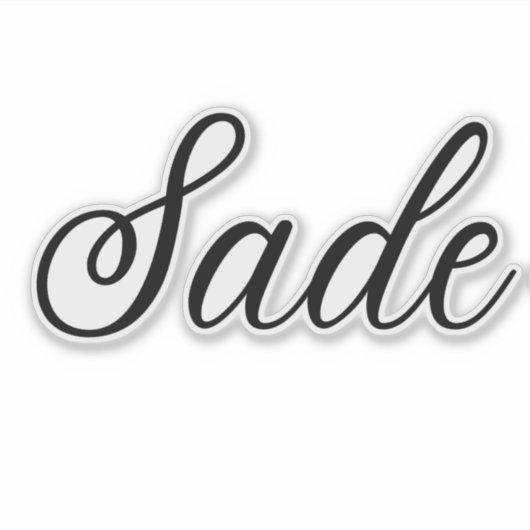 Sade シール (正面)