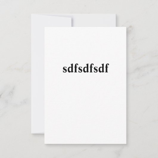 sadfsdfsdfsd サンキューカード (正面)