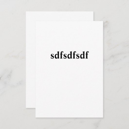 sadfsdfsdfsd サンキューカード (正面/裏面)