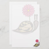 Sadieかたつむりの文房具 便箋 (正面/裏面)