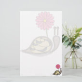 Sadieかたつむりの文房具 便箋 (スタンド正面)