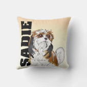 Sadieのカスタムな枕 クッション (裏面)