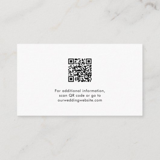 SADIEの結婚ゲスト衣装エンクロージャカード エンクロージャーカード (裏面)