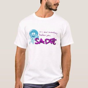 Sadie猿のロゴのワイシャツ Tシャツ