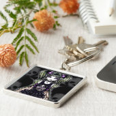 "Sadie"のゴシック様式スカルのはえの妖精Keychain キーホルダー (側面)