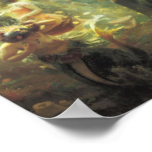 Sadko In the Underwater Kingdom By Llya Repin ポスター (角)