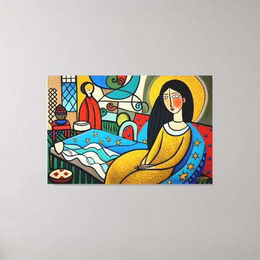 Sadness devours the soul キャンバスプリント (正面)