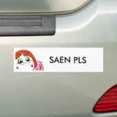SAEN PLS バンパーステッカー (車上)