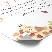 SAFARIのベビー食のゲームサインを推測 ポスター (角)