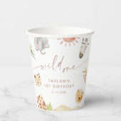 SAFARIの最初の誕生日パーティー 紙コップ (正面)
