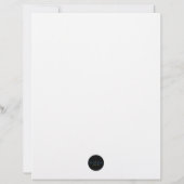 Safariへようこそベビーの署名シート (裏面)