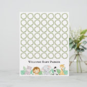 Safariへようこそベビーの署名シート (スタンド正面)