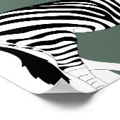 Safariをテーマにしたウェルカムサイン ポスター (角)