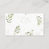 Safariディスプレイシャワーカード プレイスカード (裏面)