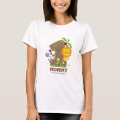 Safariパーソナライズされた誕生日Tシャツfor Mommy Tシャツ (正面)