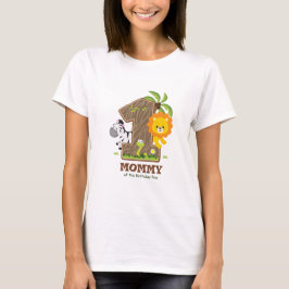 Safariパーソナライズされた誕生日Tシャツfor Mommy Tシャツ