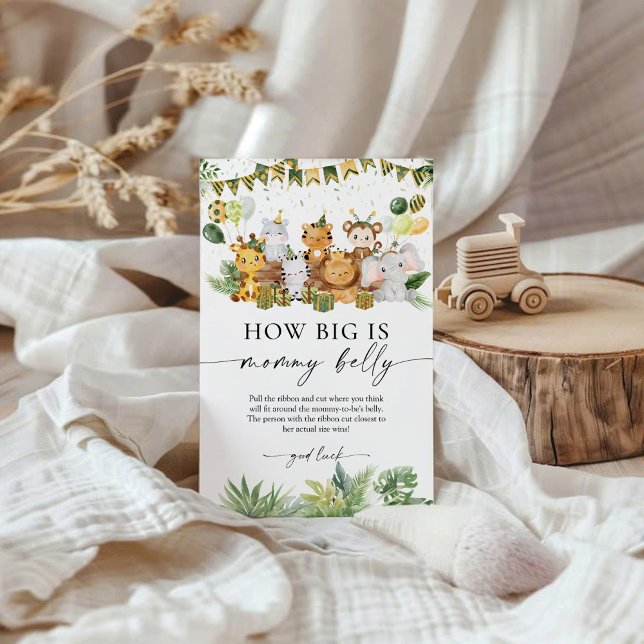 Safariママのベリーバビーシャワーゲームの大きさ (クリエイターアップロード済み)