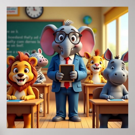 Safari教室 – 新学期 ポスター (正面)