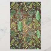 Safari素朴 Who am I Baby Shower Game Card チラシ (裏面)