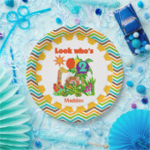 Safari 2ndハッピーバースデー紙プレート ペーパープレート (パーティー)