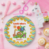 Safari 2ndハッピーバースデー紙プレート ペーパープレート (パーティー)