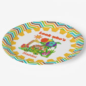 Safari 2ndハッピーバースデー紙プレート ペーパープレート (アングル)