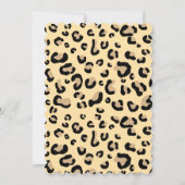 Safari Adventure Awaits Baby Shower scalloped 招待状 (裏面)