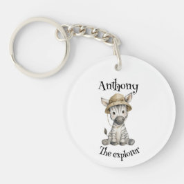 Safari Adventure Babies | Cute Watercolour Animals キーホルダー