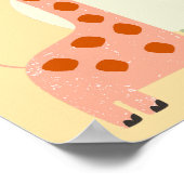 Safari Animal Friends赤ちゃんシャワー歓迎サイン ポスター (角)