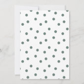 Safari Animals 1st Birthday 招待状 (裏面)