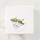Safari Animals Baby Shower  フェイバータグ (インサイチュ)