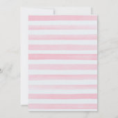 Safari Animals Baby Shower Invitations for Girls 招待状 (裏面)