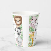 Safari Animals Baby Shower Oh Baby Jungle 紙コップ (右)