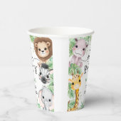 Safari Animals Baby Shower Oh Boy Jungle 紙コップ (右)