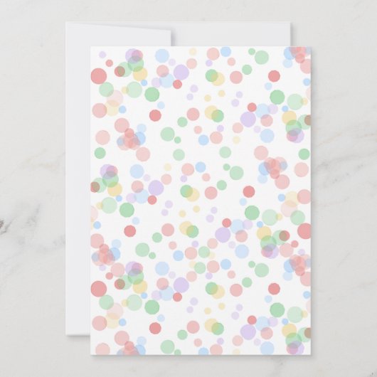 Safari Animals Birthday party 招待状 (裏面)