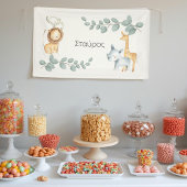 Safari Animals Greek Name Backdrop 横断幕