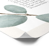 Safari Animals Greek Seating Chart Poster ポスター (角)