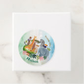 Safari animals jungle birthday watercolor フェイバータグ (インサイチュ)