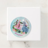 Safari animals jungle girl birthday watercolor フェイバータグ (インサイチュ)