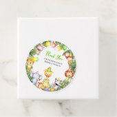 Safari Animals Kidsパーティーありがとう フェイバータグ (インサイチュ)