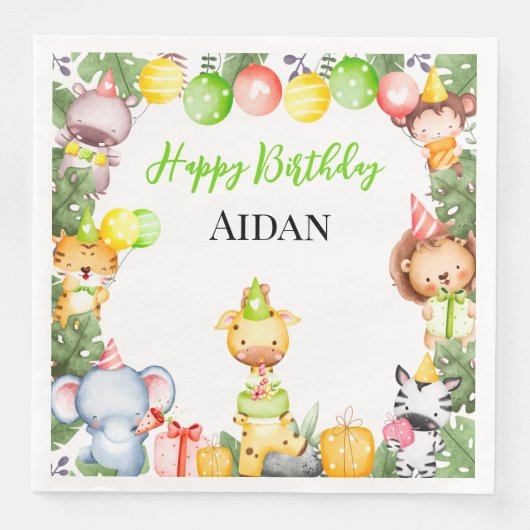 Safari Animals Kidsパーティー (正面)