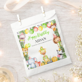 Safari Animals Kidsパーティー フェイバーバッグ