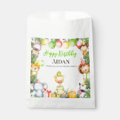 Safari Animals Kidsパーティー フェイバーバッグ (正面)