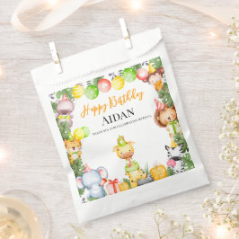 Safari Animals Kidsパーティー フェイバーバッグ