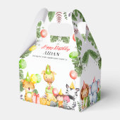 Safari Animals Kidsパーティー フェイバーボックス (裏面サイド)