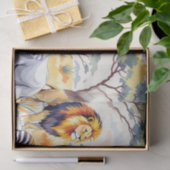 Safari Animals Seamless Pattern Savanna Scene 薄葉紙 (ギフト)