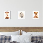 Safari Baby Animal Nursery Decor+Quote (寝室)