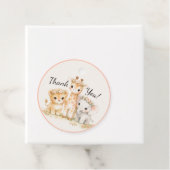 Safari Baby Girl Animals Lion Elephant Giraffe フェイバータグ (インサイチュ)